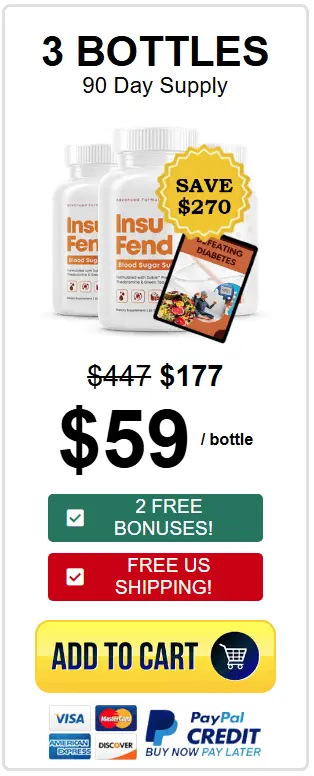 InsuFend 3 bottle price